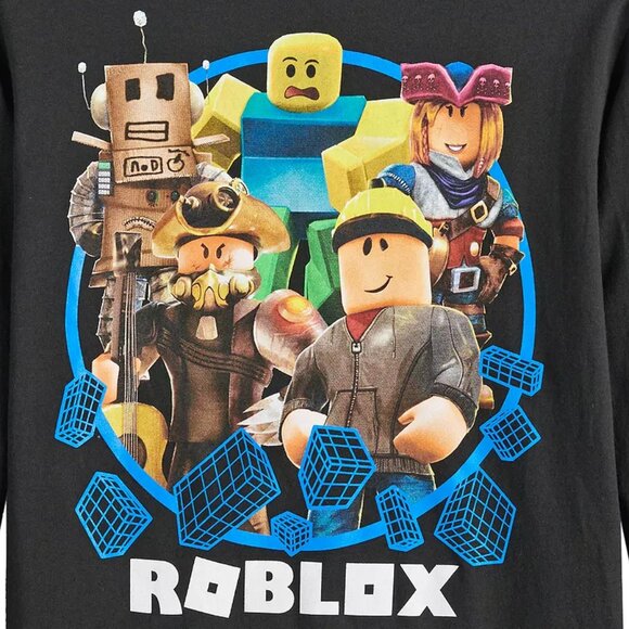 New! Roblox Characters Videogame Long Sleeve T-Shirt - Picture 2 of 2